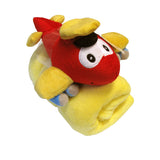 NNEDSZ Baby Red Blanket with Toy Aeroplane