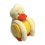 NNEDSZ Baby Yellow Blanket with Toy Duckling