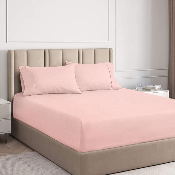 NNEDSZ Ramesses Tea Rose 2000TC Cooling Bamboo Combo Set Single