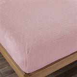 NNEDSZ Ramesses Teddy Fleece Fitted Sheet Combo Set Dusty Pink King