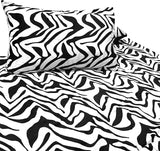 NNEDSZ Shangri-La Printed Faux Fur White Tiger Quilt Cover Set Queen