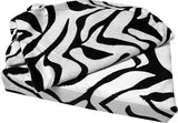 NNEDSZ Shangri-La Printed Faux Fur White Tiger Quilt Cover Set Queen