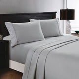 NNEDSZ Deluxe Linen 1200TC Cotton Rich Sheet Set Natural King Single