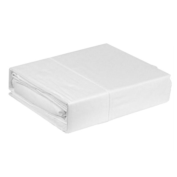 NNEDSZ 400TC Bamboo/Cotton Sheet Set White Super King