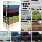 NNEDSZ 400TC Egyptian Cotton Sheet Set Aloe Green DOUBLE