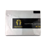 NNEDSZ 475TC Egyptian Cotton Fitted Sheet King White