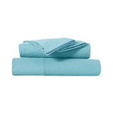 NNEDSZ Ultra-Soft Micro Flannel Sheet Set 40 cm Wall Aqua King