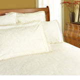 NNEDSZ Microfibre Machine Lace Sheet Set Cream Queen