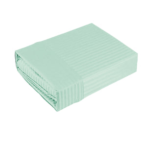 NNEDSZ Ramesses 1000TC American Pima Cotton Narrow Stripe Sheet Set Ice Blue Queen