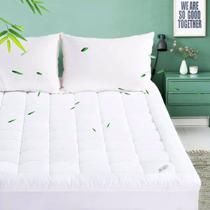 NNEDSZ Shangri La 1000GSM Five Star Cooling Bamboo Mattress Topper Single