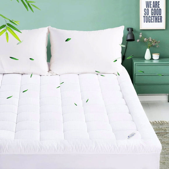 NNEDSZ Shangri La 1000GSM Five Star Cooling Bamboo Mattress Topper Single