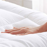 NNEDSZ Shangri La 1000GSM Five Star Cooling Bamboo Mattress Topper Single