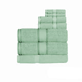 NNEDSZ 550gsm Cotton 7 Pce Bath Sheet Set Frost