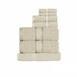 NNEDSZ 550gsm Cotton 7 Pce Towel Set Linen