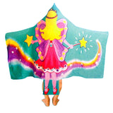 NNEDSZ Kids Cotton Velour Beach Cape Fairy
