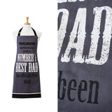 NNEDSZ Number 1 Best Dad Cotton Apron 70 x 89 cm