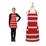 NNEDSZ Butcher Cotton Teen Apron Red