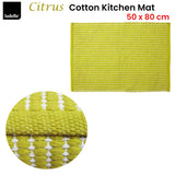 NNEDSZ Classic Citrus 100% Cotton Kitchen Mat Rug