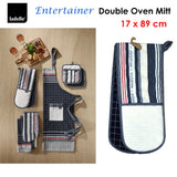 NNEDSZ Entertainer Charcoal Double Oven Mitt 17 x 89 cm