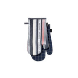 NNEDSZ Entertainer Charcoal Set of 2 Oven Mitts 18 x 33 cm