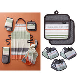 NNEDSZ Intrinsic Grey Set of 2 Pot Holders 21 x 21 cm
