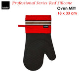NNEDSZ Ladelle Professional Series Red Silicone Oven Mitt