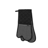 NNEDSZ Professional Series Stripe Black Double Oven Mitt 20 x 94 cm