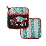 NNEDSZ Yumi Set of 2 Pot Holders 21 x 21 cm