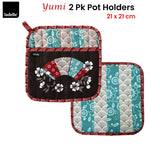 NNEDSZ Yumi Set of 2 Pot Holders 21 x 21 cm
