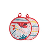 NNEDSZ Zest Set of 2 Pot Holders 21 x 21 cm