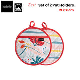 NNEDSZ Zest Set of 2 Pot Holders 21 x 21 cm