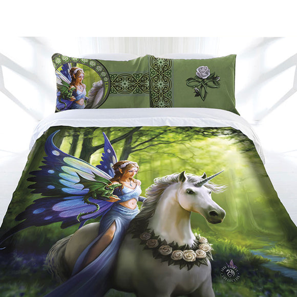 NNEDSZ Anne Stokes Realm of Enchantment Quilt Cover Set Queen