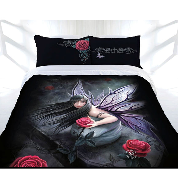 NNEDSZ Anne Stokes Rose Fairy Quilt Cover Set Queen