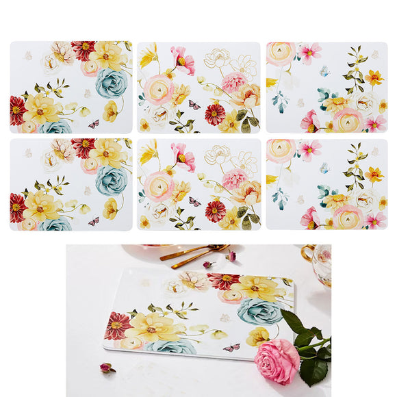 NNEDSZ Ashdene Set of 6 Springtime Soiree Table Placemats 29x21x0.4 cm