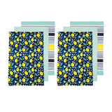 NNEDSZ Set of 6 Positano Cotton Kitchen Tea Towels 50 x 70 cm Navy