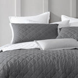 NNEDSZ Essex Charcoal Polyester Cotton Bedspread King