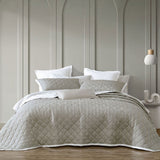 NNEDSZ Essex Olive Polyester Cotton Bedspread King