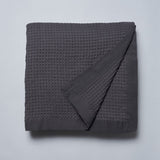 NNEDSZ Charcoal 100% Cotton Waffle Blanket Super King