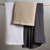 NNEDSZ White 100% Cotton Waffle Blanket Queen/King