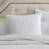 NNEDSZ Private Collection Aerin Ivory 100% Cotton Coverlet Queen/King