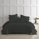 NNEDSZ Platinum Collection Ascot Granite Textured Waffle Weave Coverlet Single/Double