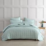 NNEDSZ Platinum Collection Ascot Surf Textured Waffle Weave Coverlet Single/Double