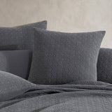 NNEDSZ Platinum Collection Kayo Charcoal 100% Cotton Coverlet Queen/King