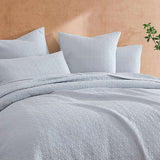 NNEDSZ Platinum Collection Kayo Fog Cotton Stone Wash Quilted Coverlet Queen/King