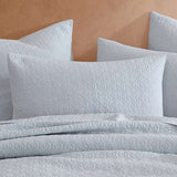 NNEDSZ Platinum Collection Kayo Fog Cotton Stone Wash Quilted Coverlet Queen/King