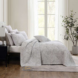 NNEDSZ Private Collection Wren Ash Cotton Polyester Yarn Dyed Jacquard Coverlet Set Queen/King