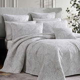 NNEDSZ Private Collection Wren Ash Cotton Polyester Yarn Dyed Jacquard Coverlet Set Queen/King