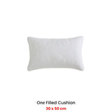 NNEDSZ Private Collection Aerin Ivory 100% Cotton Oblong Filled Cushion