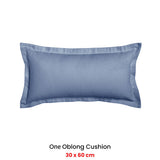 NNEDSZ Platinum Collection Ascot Steel Oblong Filled Cushion 30 x 60cm