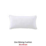 NNEDSZ Private Collection Cornell White Oblong Filled Cushion 30 x 60cm